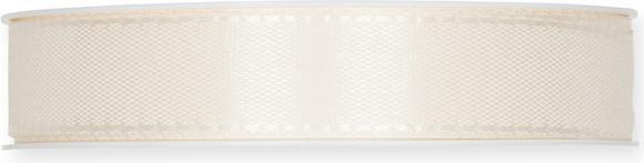 Actual product image Halbach woven taffeta ribbon, cream