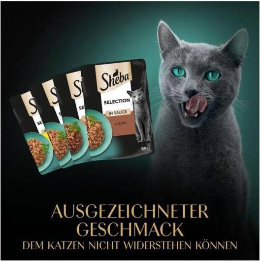 Actual product image Sheba Selection in sauce (Adult, 40 pcs., 3400 g)