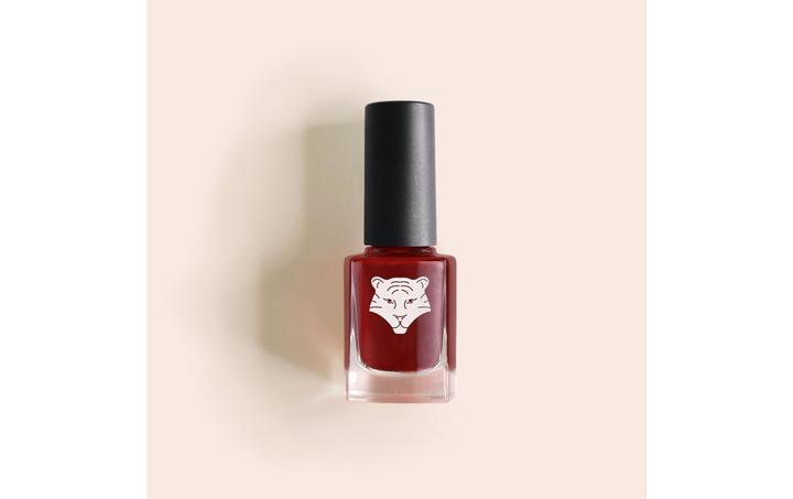 Produktbild All Tigers Veganer & natürlicher Nagellack (207, Bordeaux Red, Bordeauxrot, Burgundy Red, Play With Fire)