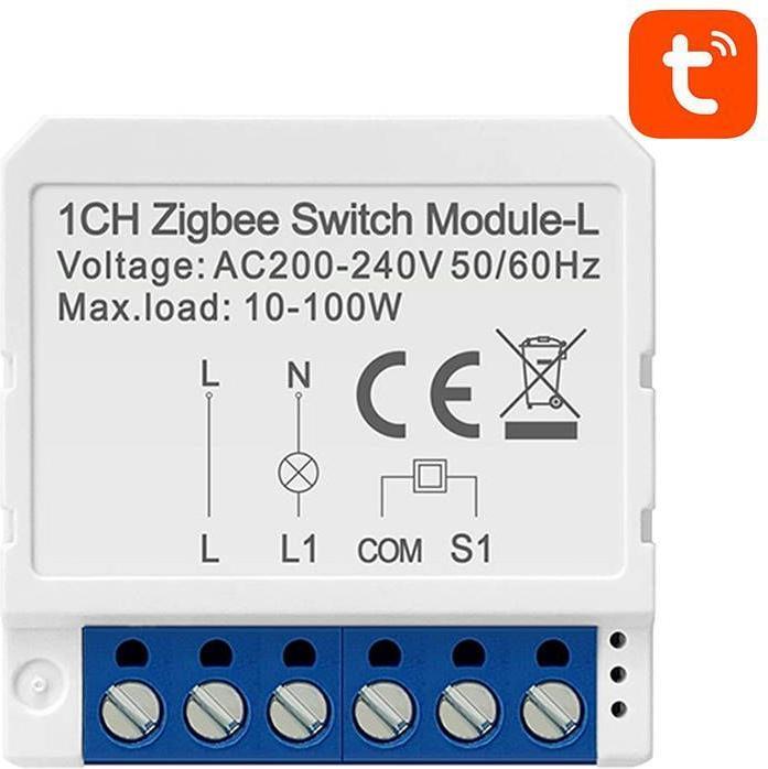 Immagine prodotto Avatto Modulo interruttore intelligente ZigBee LZWSM16-W1 Senza neutro TUYA (Attuatore dell'interruttore)