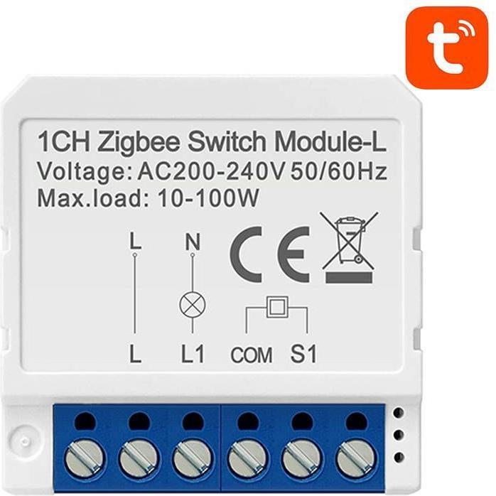 Avatto, Attuatore, Modulo interruttore intelligente ZigBee LZWSM16-W1 Senza neutro TUYA (Attuatore dell'interruttore)