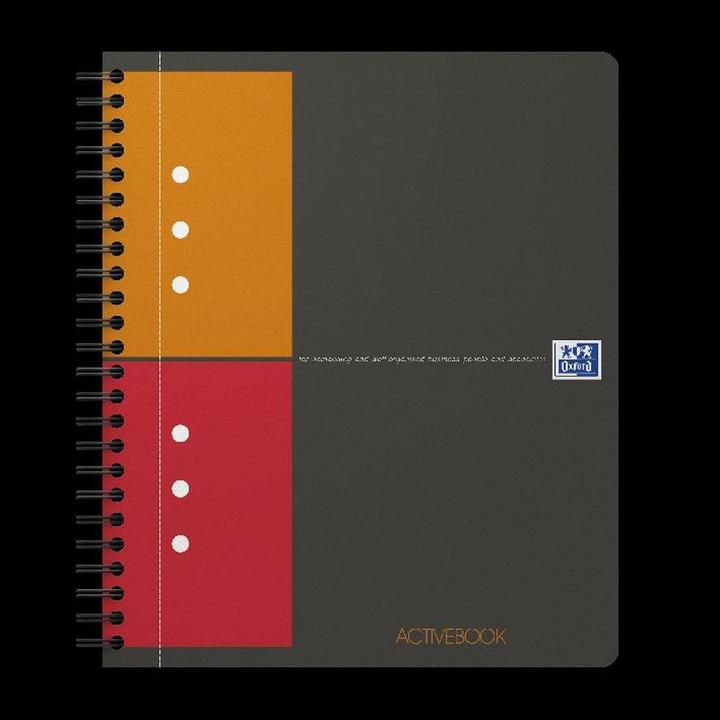 Image du produit Oxford Activebook (A5+, Quadrillé, Couverture souple)