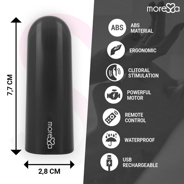 Actual product image Moressa Amoressa remote-controlled vibrator four different stimulation modes remote control