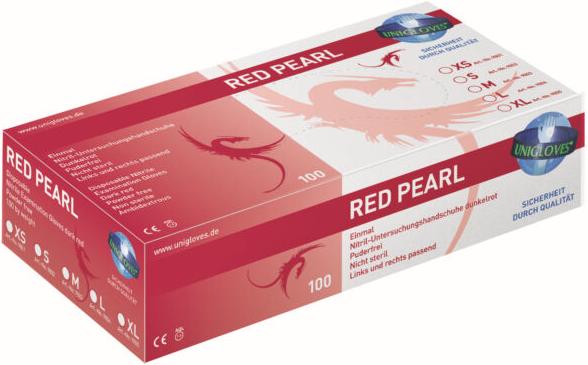 Immagine prodotto Cosmetic Guanti in nitrile Pink Pearl L senza polvere (8, 8.5, 9)