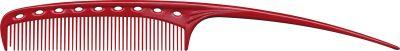 Actual product image Haaro Y.S. Comb with handle no. 104 red