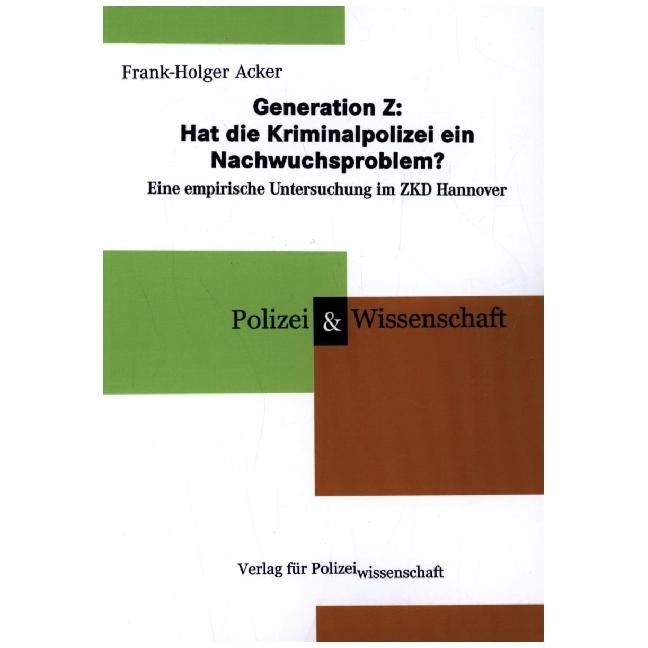 Acker:Generation Z: Hat die Kriminalpol, Fachbücher