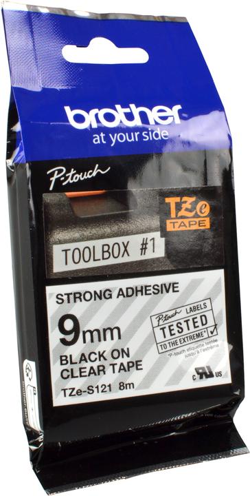Produktbild Brother TZe-S121 (0.90 cm, Transparent)