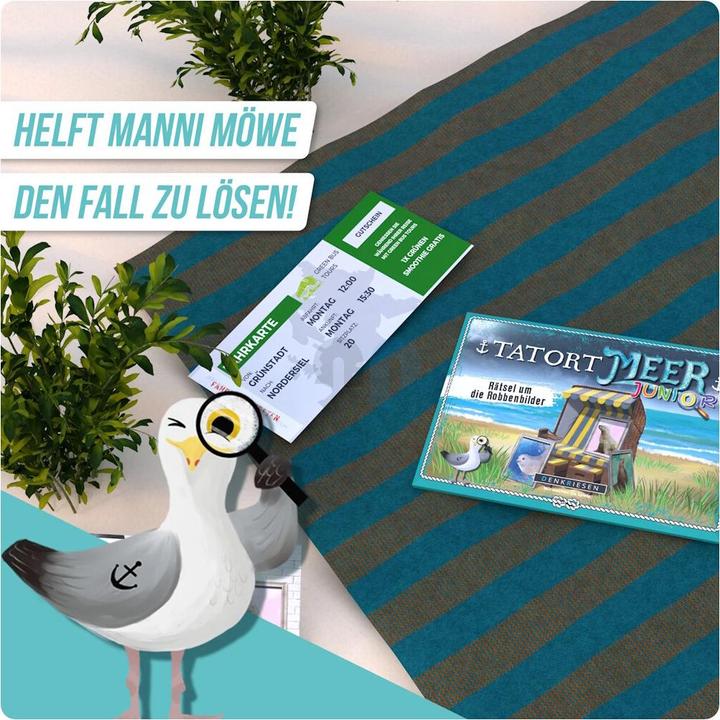 Actual product image Denkriesen Tatort Meer Junior - Mystery about the seal pictures (d) (German)