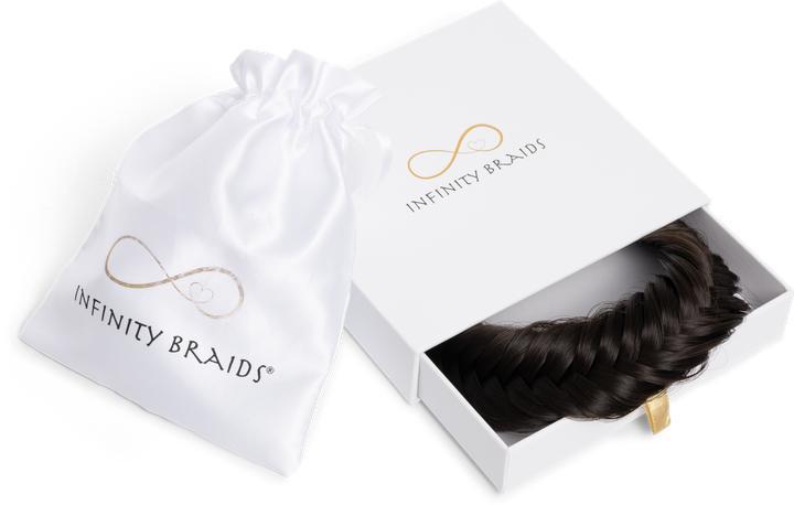 Actual product image Infinity Braids Fishtail Braid Jolie Havana Roots