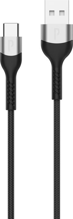 Actual product image Profinity USB-C to USB-A charging cable, 2m, black (2 m, USB 3.0, 60 W)