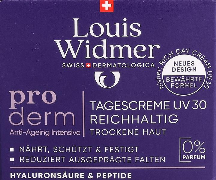 Image du produit Louis Widmer Proderm Tagescr UV30 re o Pa 50ml (50 ml, Crème de jour, SPF 30)