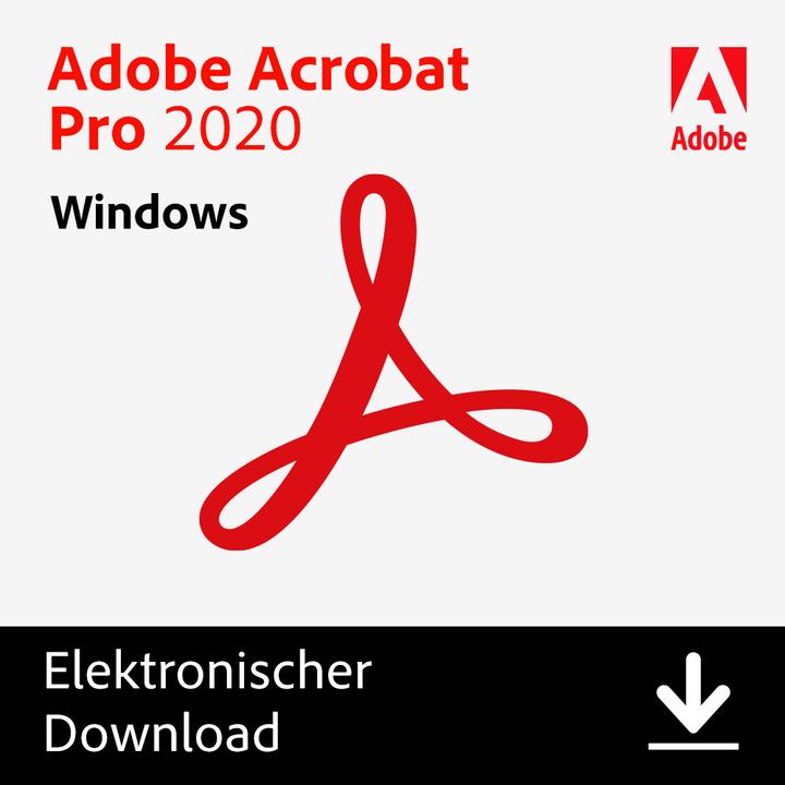 Adobe Acrobat Pro 2020 (1 User, 1 Devices/Users, unlimited)