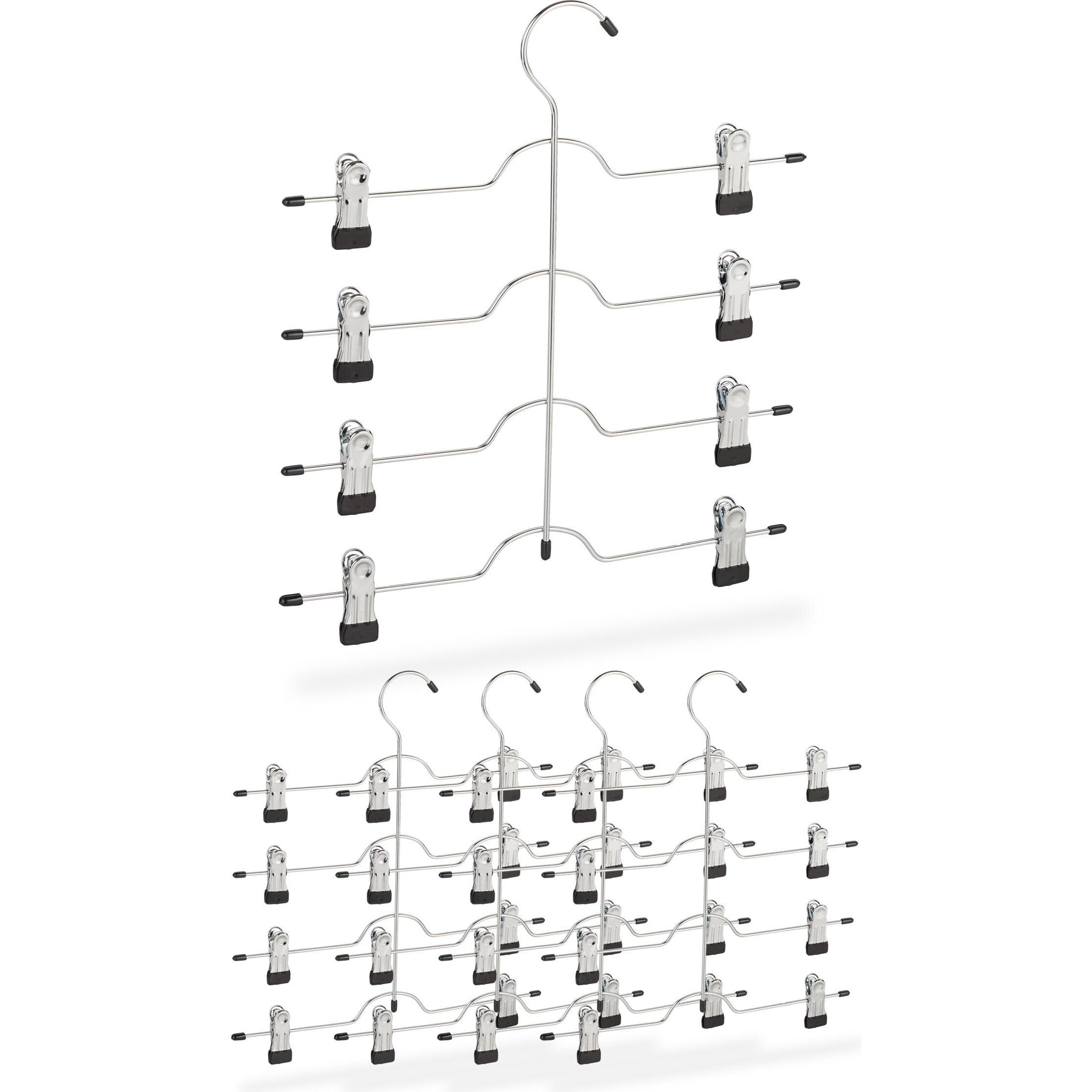 Relaxdays, Kleiderbügel, 5x Mehrfachbügel (5 x)