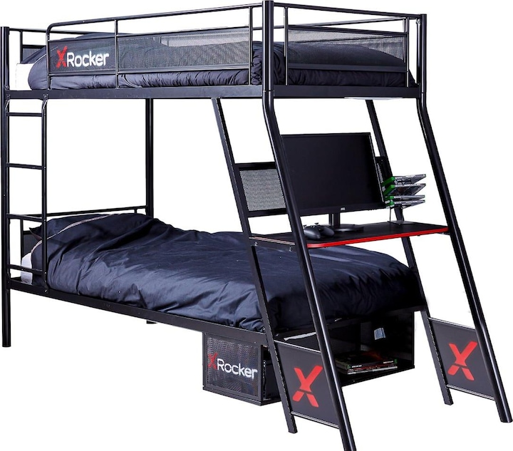 Productafbeelding X Rocker Xrocker Armada Dubbeldeks Gaming Bed (90 x 190 cm)