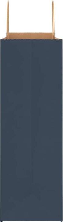 Produktbild vidaXL Kraftpapiertüten 250 Stk. mit Henkel Blau 45x17x48 cm Papiertüte (Geschenktüte, 250 x)