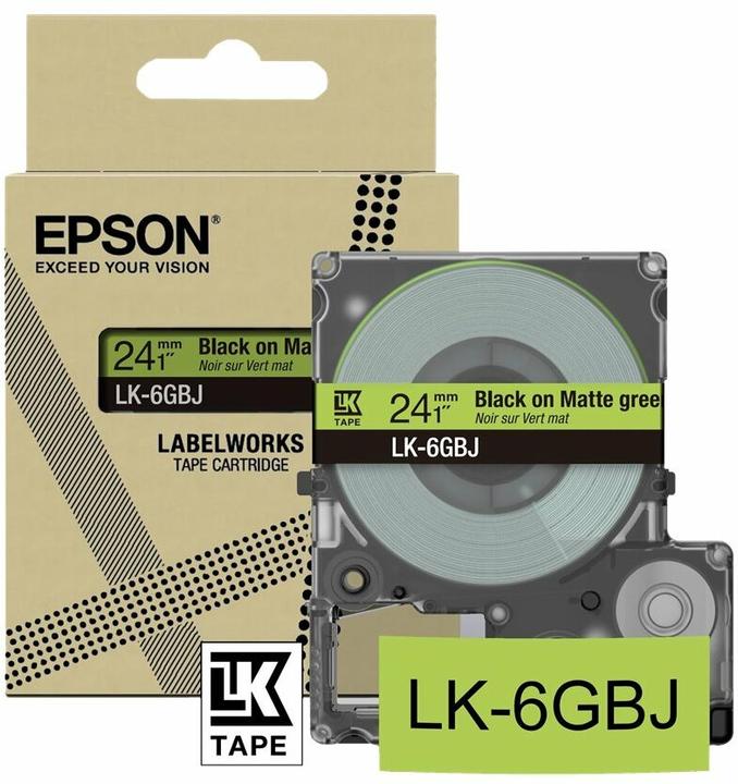 Produktbild Epson Matte Green/Black 18mm LK-5GBJ (1.80 cm, Grün)