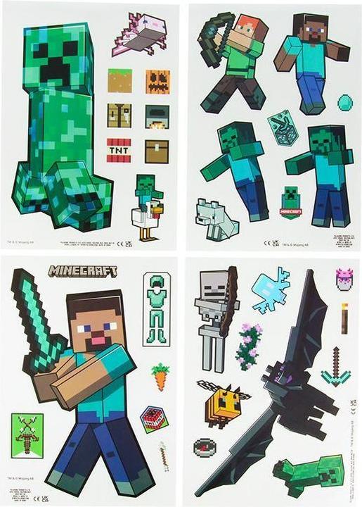 Paladone Products Mojang Studios - Minecraft - Set de Stickers pour ...