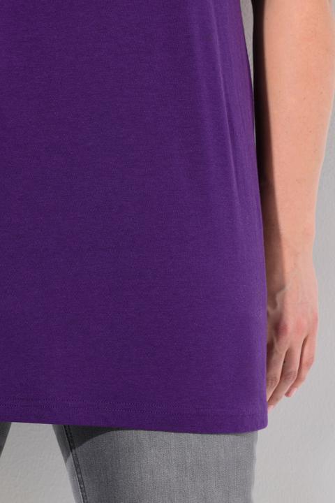 Actual product image Ulla Popken Essential Front Pleat Tee (54)