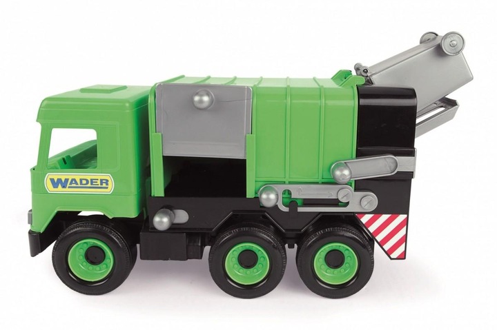 Produktbild New Ray Green Middle Truck Müllwagen im Karton