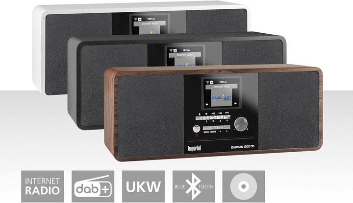 Produktbild Imperial Dabman i200 CD (DAB+, FM, Internetradio, Bluetooth, WLAN)