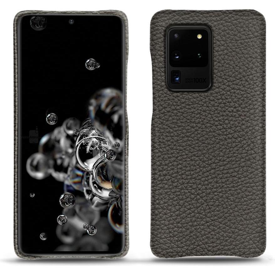 Noreve Lederschutzhülle (Samsung Galaxy S20 Ultra 5G), Smartphone Hülle, Grau