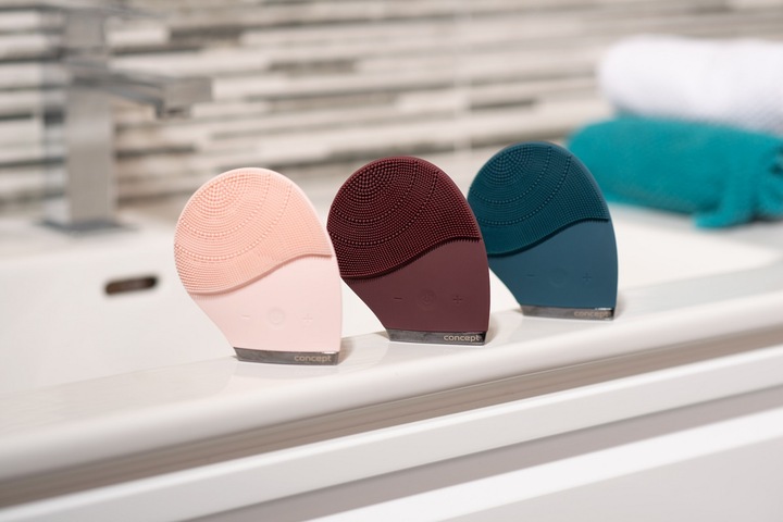 Actual product image Concept SK9002 Sonic brush for cleaning reddish skin