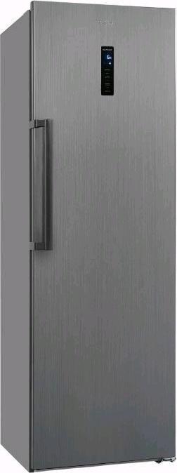 Exquisit KS360VHE040D inoxlookaz Standkühlschrank ohne GefrierfachD (359 l)