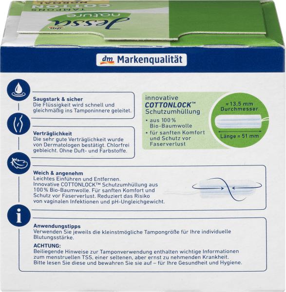 Produktbild dm Jessa Tampons Cotton Normal nature (16 x, Normal)