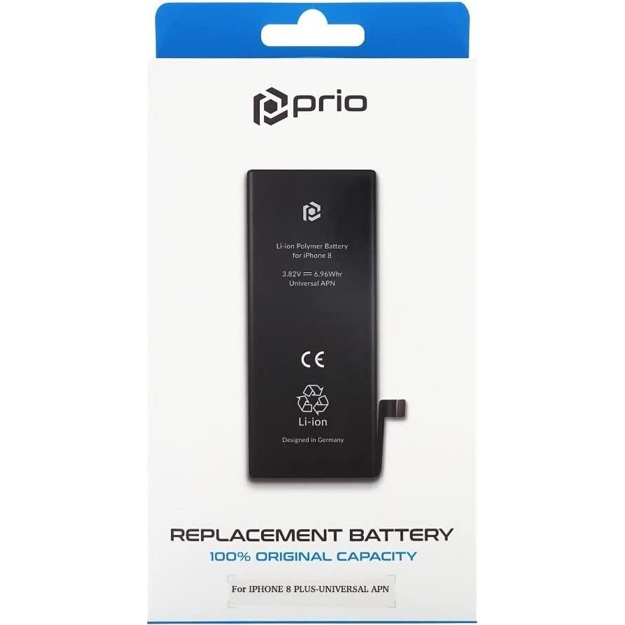 prio Akku für Apple iPhone 8 plus (Universal APN) (Akku, Apple iPhone 8 Plus), Mobilgerät Ersatzteile