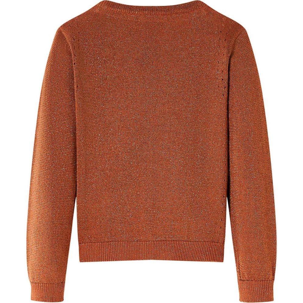 Thumbnail - VidaXL, Unisex, Pullover, Kinder-Strickjacke Cognac 116,Material: 97 % Baumwolle. 3, Braun, (116)