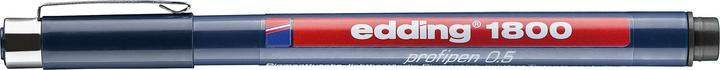 Produktbild Edding Faserzeichner Profipen 1800 (Schwarz, 1x)