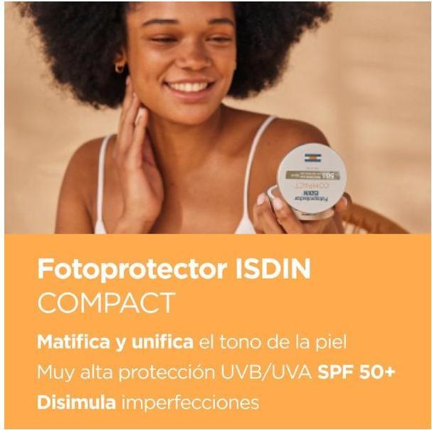Immagine prodotto Isdin Fotoprotector Maquillaje Compacto Bronce SPF50 (Crema solare viso, SPF 50, 10 g)