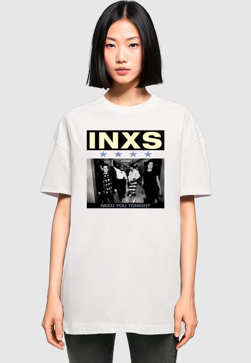 Produktbild Merchcode Ladies INXS - Need You Tonight Oversized Boyfriend Tee - 181629 (L)