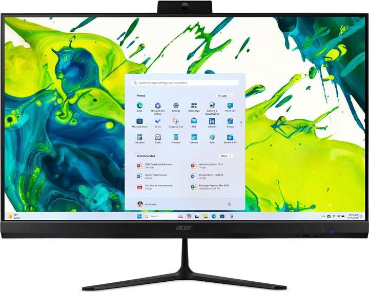 Produktbild Acer PC AiO Aspire C27-2G,iCore 5 120U,27" FHD,8GB,512GB SSD,UHD,W11,Black (512 GB, 8 GB, Intel Iris Graphics, Intel UHD Graphics)
