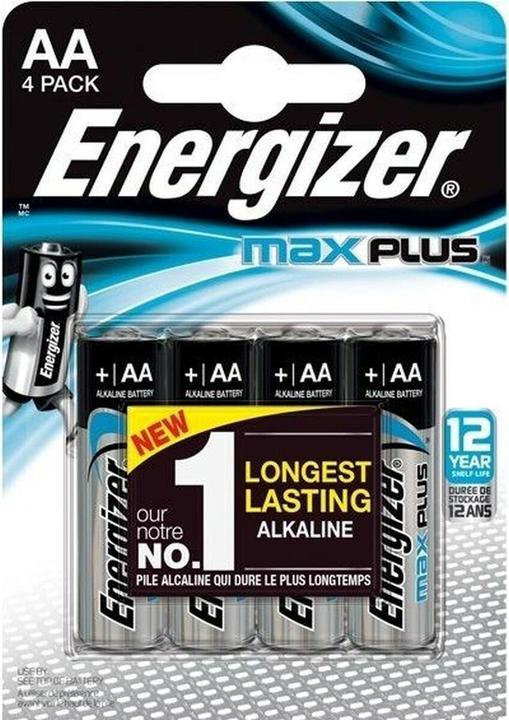 Productafbeelding Energizer Max Plus Alkaline (4 Pcs., AA, 2800 mAh)