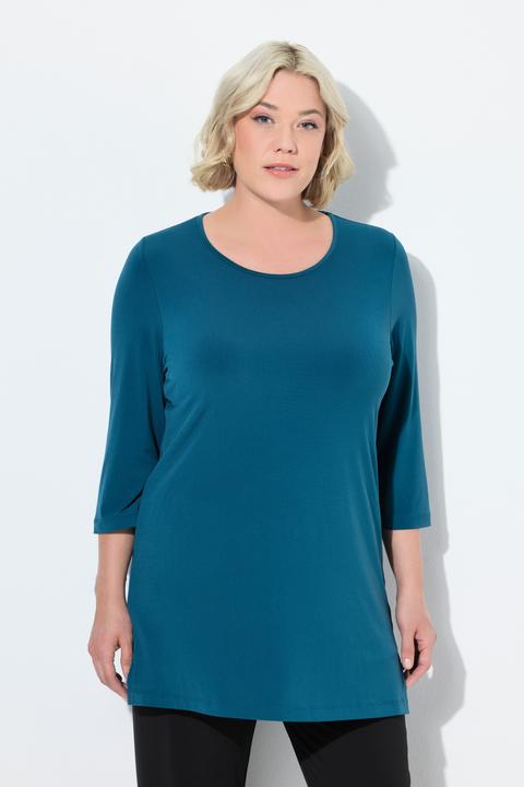 Actual product image Ulla Popken Matte Jersey Round Neck Tunic (56)