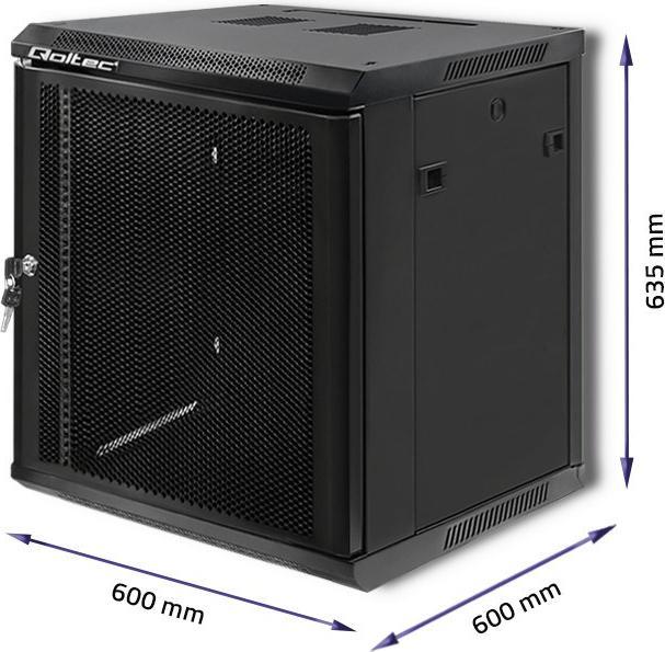 Immagine prodotto Qoltec rack - 12U (12 HE, Rack da 19 pollici)