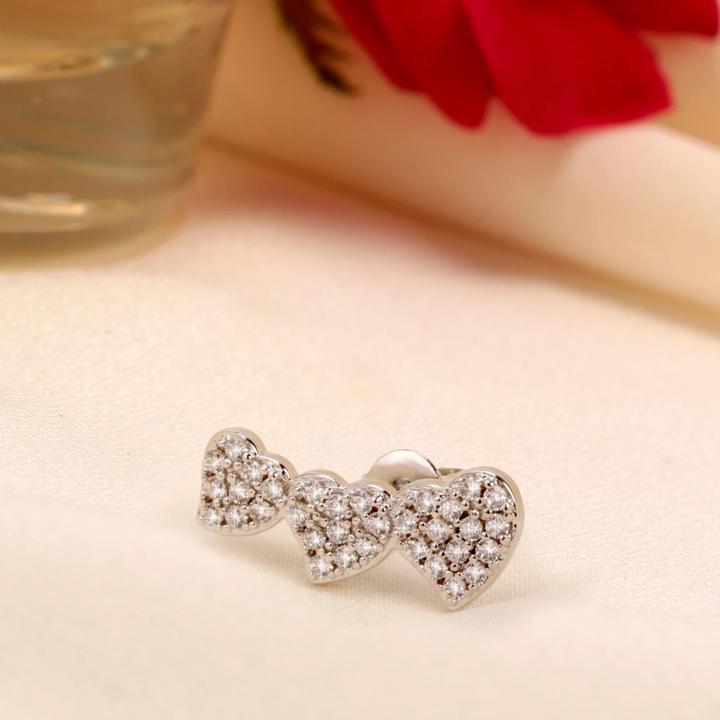 Immagine prodotto La Petite Story Orecchini Exigo Hearts Stud Earrings (Ottone)