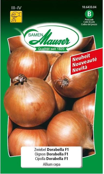 Produktbild Samen Mauser Zwiebel Dorabella F1 (Gemüsesamen)