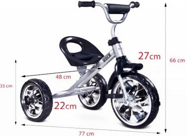 Produktbild Toyz Dreirad Caretero YORK Grau
