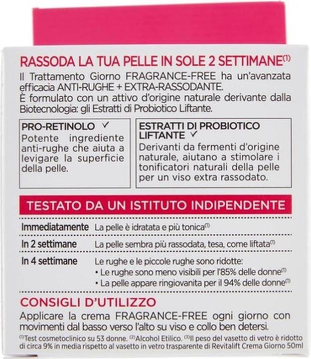 L'Oréal Paris Revitalift Parfümfreie Gesichtscreme mit Probiotika 50ml (Körpercreme, 50 ml)