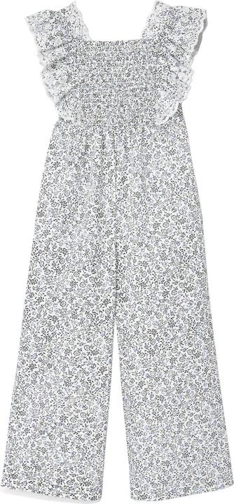 Image du produit Vertbaudet Festlicher Mädchen Jumpsuit mit Blumenprint und Lochstickerei (86)