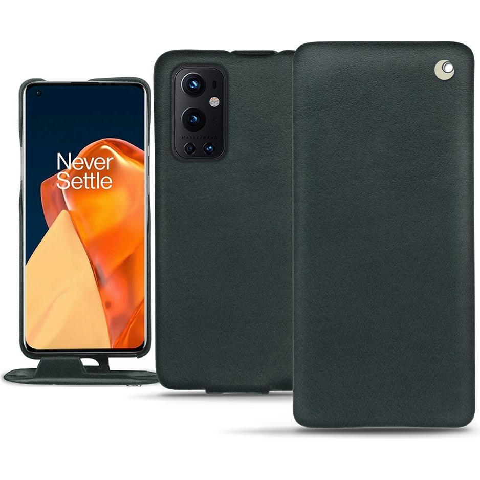 Thumbnail - Noreve Lederschutzhülle vertikal (OnePlus 9 Pro), Smartphone Hülle, Blau