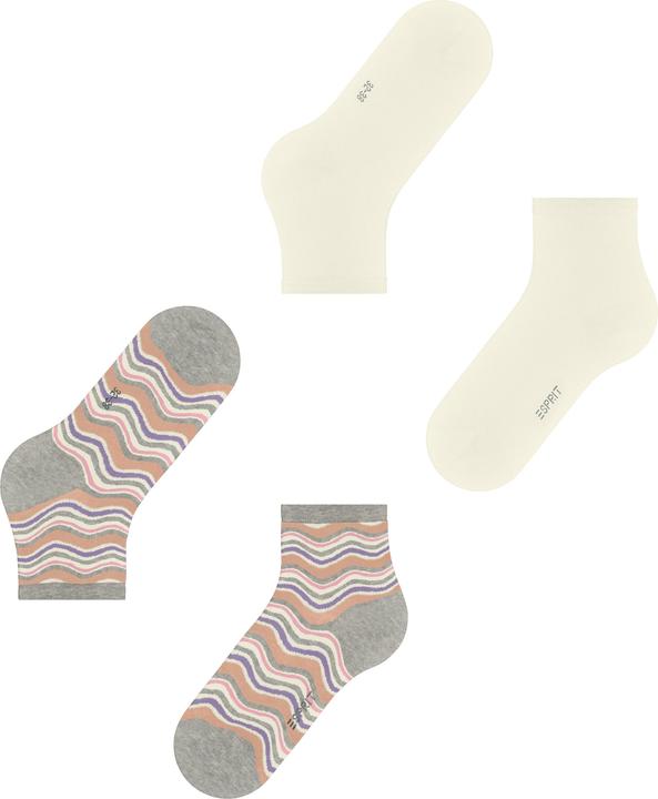 Produktbild Esprit Watercolor 2-Pack Baumwollsocken (2er Pack, 35 - 38)