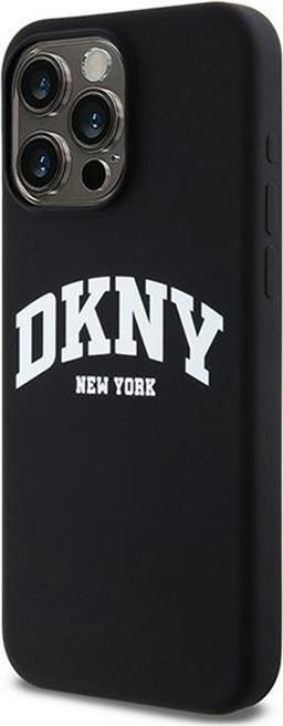 Produktbild DKNY DKHMP13XSNYACH iPhone 13 Pro Max 6.7" czarny/black hardcase Liquid Silicone White Printed Logo (Apple iPhone 13 Pro Max)