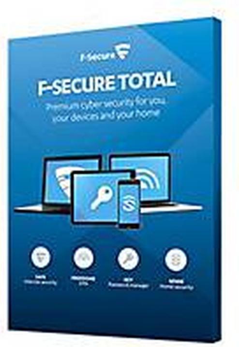 Image du produit F-Secure Total (3 Utilisateur, 3 Périphériques/Utilisateurs, 12 mois)