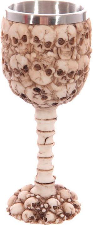 Puckator Totenkopf & Wirbelsäule dekorativer Kelch (500 ml)