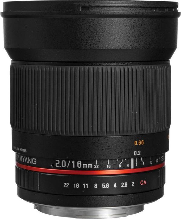 Immagine prodotto Samyang MF 16mm f/2.0 ED AS UMC CS Canon M (Canon EF-M, APS-C / DX)