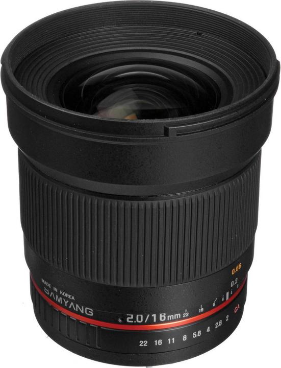 Immagine prodotto Samyang MF 16mm f/2.0 ED AS UMC CS Canon M (Canon EF-M, APS-C / DX)