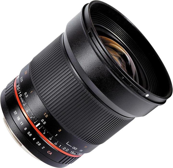 Immagine prodotto Samyang MF 16mm f/2.0 ED AS UMC CS Canon M (Canon EF-M, APS-C / DX)